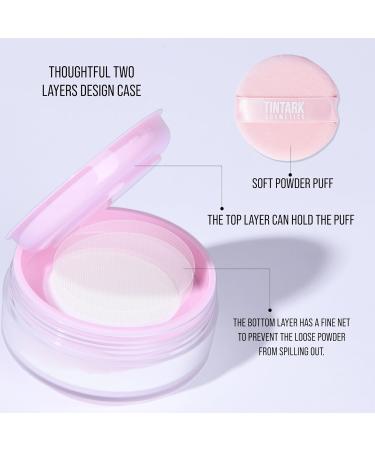 Oil Control Loose Setting Powder - 24H Long-lasting Pink Powder for Dry Skin | Soft-focus Matte Finish | Waterproof & Talc-Free | 0.53Oz - Buy Online on GoSupps.com