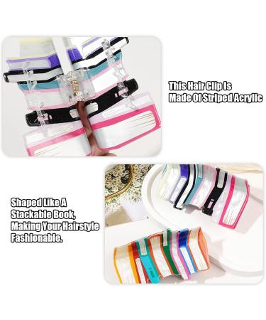 Book Hair Claw Clips Teacher Hair Clips Back to School Teacher Hair Accessories Book Lovers Teachers Appreciation Present Back To School Hair Clips for Thin Hair (A+B) - Buy Online on GoSupps.com