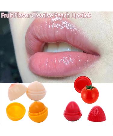 Galand Lip Cream Moisturizing Soften Brightening Cartoon Fruit Shape Lip Protector Repair Lip Wrinkle compatible with Women Strawberry - Buy Online on GoSupps.com