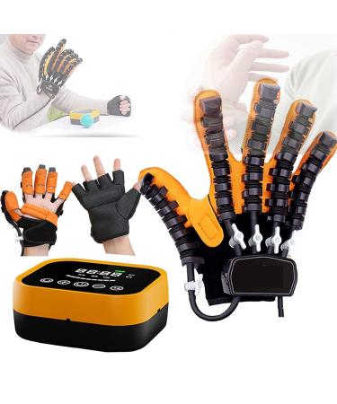 2nd Generation Rehabilitation Robot Gloves Finger Training Stroke Hand Splint Both Hands Restorey Exercise Equipment(Size:L Code Color:Left Hand) L code left hand