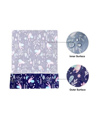 FLOCK THREE 4pcs Waterproof Wet Bag Bundle - Reusable for Baby Diapers, Stroller, Swimsuit, Travel - Small & Large Pouches - Ideal for Wet Clothes and Electronics - Windy Days Design - Buy Online on GoSupps.com