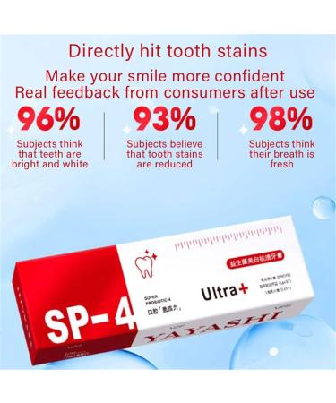2023 Sp-4 Toothpaste Sp-4 Super Probiotic-4 Toothpaste Whitening and Stain Removal Deep Cleaning Toothpaste Fresh Breath Toothpaste - Buy Online on GoSupps.com