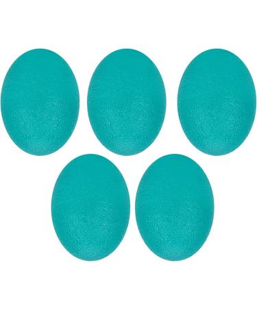 Verdant Touch Hand Grip Ball Set | 5 Pack Oval Green | 35 Wrist & Finger Strength Training | Stress Relief Exercise Tools - Buy Online on GoSupps.com