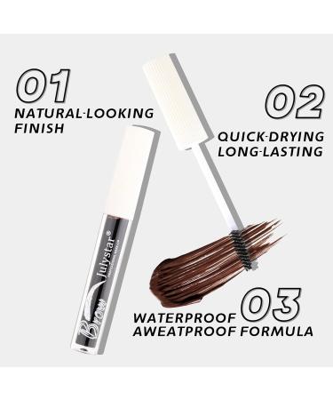 Tinted Brow Gel 2 Pcs Eyebrow Styling Lotion Clear Brow & Lash Mascara Easy-To-Apply Brow Gel Waterproof And Sweat-Proof Beauty Salon Home Use Makeup (0.12Oz/Pcs) (01 * 2) 01*2 - Buy Online on GoSupps.com