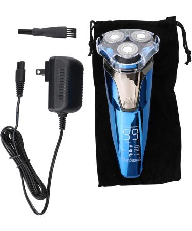 Buy Barbasol Rechargeable Electric Wet and Dry Rotary Shaver - Stainless Steel Blades Pop Up Trimmer & LCD Screen - International Shipping Available - Buy Online on GoSupps.com