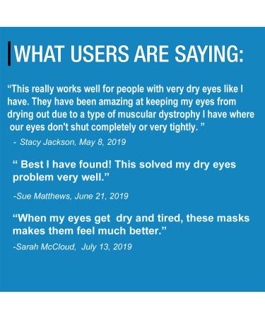 Wahah Multi-Functional Dry Eyes Relief Mask - Insulating Glass Eye Mask for Nighttime Dry Eyes Sleep - Buy Online on GoSupps.com
