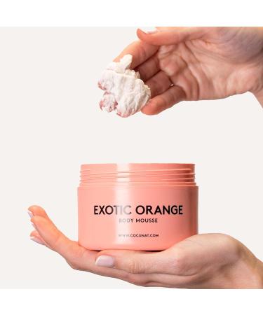 COCUNAT - Exotic Orange - Mousse Corporelle Hydratante et Raffermissante 24h - Ar me D'agrumes - Beurre de Karit - Peau Extra Douce - Rapide Absorption - Sans Silicone - 200ml - Buy Online on GoSupps.com