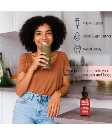 Cavora Ceylon Cinnamon Berberine Liquid Drops Bitter Melon Turmeric Chromium Gymnema & Organic Panax Ginseng Vegan Non-GMO 2 fl oz (60 mL) - Buy Online on GoSupps.com