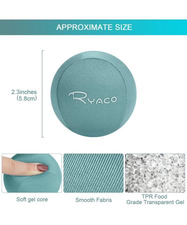 Ryaco Hand Therapy Exercise Stress Ball Bundle 3-Piece Set for Dynamic Resistance & Grip Strengthening Therapeutic Hand Relief in Black Gray-Green & Sea Blue - Buy Online on GoSupps.com