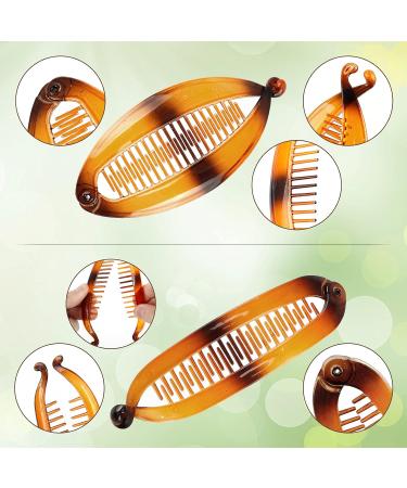 Fumanduo Vintage Banana Clips - Set of 10 Fish Shape Hairpins for Women | Hair Accessories for Ponytails & More - Buy Online on GoSupps.com