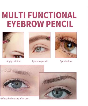 Multifunction Eyebrow Brush Angled Eyebrow Brush with Hairline Drawing Dense Hair 4 Pieces for Home Use - Buy Online on GoSupps.com