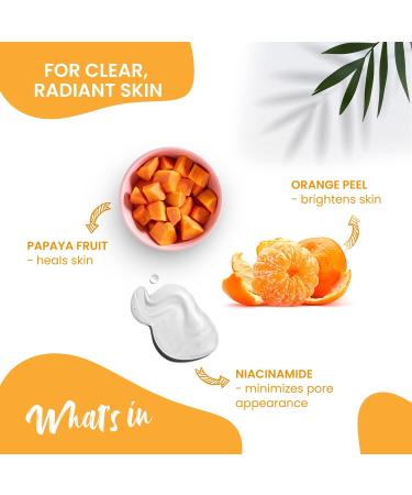 Nutriglow Natural's Papaya Face Wash (100Gm) & Papaya Sunscreen SPF 50 (100Gm) To Treat Sun Spots - Buy Online on GoSupps.com