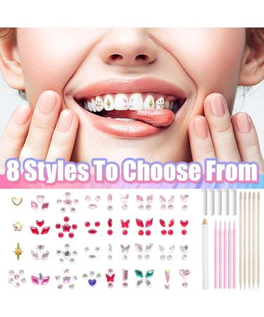 TYBEITAO Tooth Gem Kit - 8 Styles of Tooth Jewelry for Dental Professionals | Perfect for Parties & Festivals - Buy Online on GoSupps.com