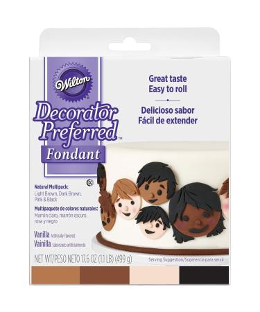 Wilton - 710-2303 Wilton Decorator Preferred Black Fondant 24 oz. Fondant  Icing