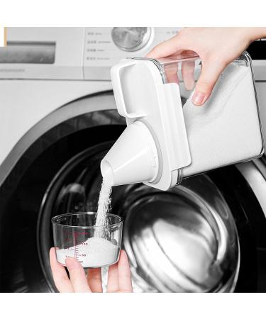 Laundry Powder Detergent Container Fabric Softener Dispenser with Handle measuring cup to protect against moisture Reusable (S) - Buy Online on GoSupps.com