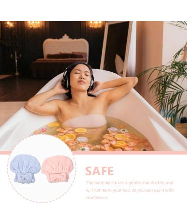 MAGICLULU 6 Pcs Coral Fleece Dry Hair Hat Hats for Women Scrunchies for Girls Quick Dry Hair Pumpkin Accessories Washing Caps Coral Fleece Hair Dry Hat Miss Elasticity Hair Ring - Buy Online on GoSupps.com