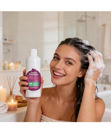 Shampoing contr le de l'oignon nettoyant nourrissant pour cheveux fra cheur longue dur e shampoing avec nettoyage en profondeur soin pour cheveux secs gras fins grossiers raides boucl s prod - Buy Online on GoSupps.com