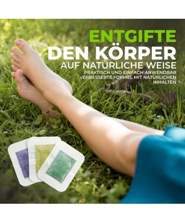 Omni Health Detox Foot Paster - Natural Detoxification Foot Pads (10 Pack) for Holistic Well-Being - Ginger Vital Plasters - Buy Online on GoSupps.com