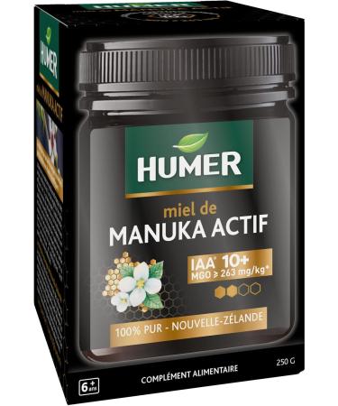 Humer - Active Manuka Honey IAA 10+ - 2nd level of activity - Purity and activity guaranteed - 250g - Buy Online on GoSupps.com