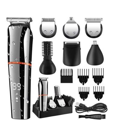 Pro Hair Clipper Digital Display All in one Hair Trimmer for Men Eyebrow Beard Trimmer Electric Hair Clipper Grooming kit Haircut