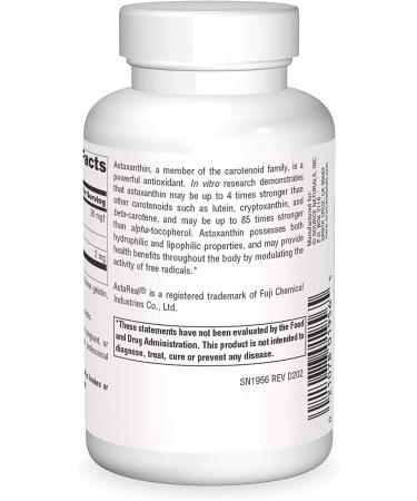 Buy Source Naturals Astaxanthin 2 mg - 120 Softgels for Antioxidant Support - Buy Online on GoSupps.com