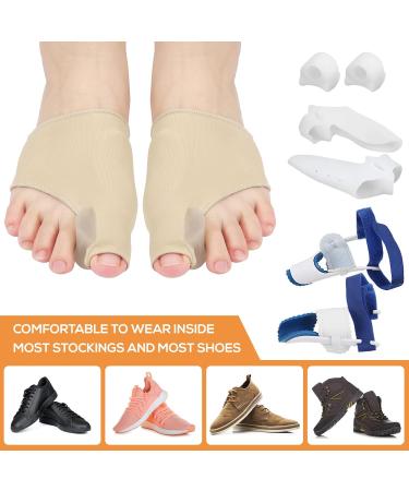 Bunion Corrector Hallux Valgus Pain Relief Kit | Orthopedic Big Toe Straightener & Separator - Protective Covers for Correction Aid - Buy Online on GoSupps.com