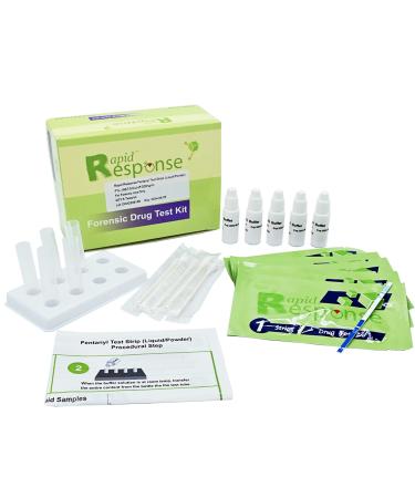 Fentanyl Test Strip Kit for Liquid and Powder Substances - 5 Test Strips per Kit - BTNX Rapid Response Forensic Kit