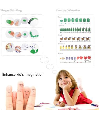 20 Color Rainbow Finger Ink Pad Set for Kids - Lsushine Craft Ink Pad Stamps Partner - Buy Online on GoSupps.com