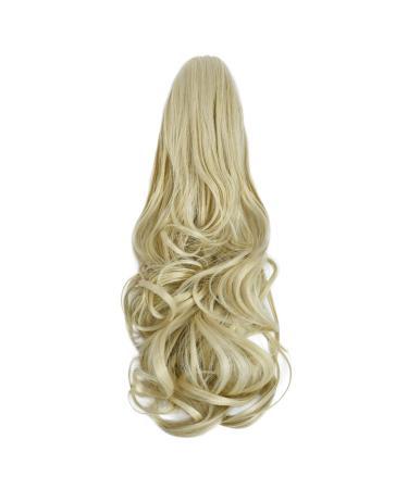 Parxitn 40cm Ponytail Extension - Clip-In Synthetic Hair Blond Braid Perfect for International Shipping - Buy Online on GoSupps.com