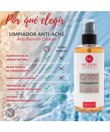  NE NEZENI Nezeni Acne Cleanser with AC Shikimic 200 ml Preservative BASS 2 Years Closed Validity - Buy Online on GoSupps.com