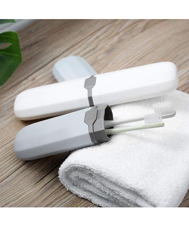 Magiclulu 2-Pack Toothbrushes with Travel Case Ideal for Electric & Denture Brushes Durable Portable Toothbrush Cover for International Shipping - Buy Online on GoSupps.com