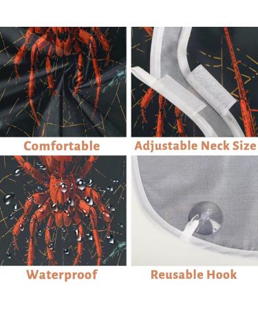 Colorful Beard Bib Apron - Men's Shaving Hair Catcher | Perfect Father's Day Gift with 2 Suction Cups - Buy Online on GoSupps.com