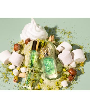 Huda KAYALI Beauty Yum Pistachio Gelato | 33 Eau de Parfum Intense Travel Size Spray (10 ml/0.33 fl oz) Pistachio Bergamot Ice Cream Rum Hazelnut Cardamom Lily-of-the-Valley Peony Pear Jasmine Geranium Raspberry White Peach Whipped Cream Marshmallow Cotto - Buy Online on GoSupps.com