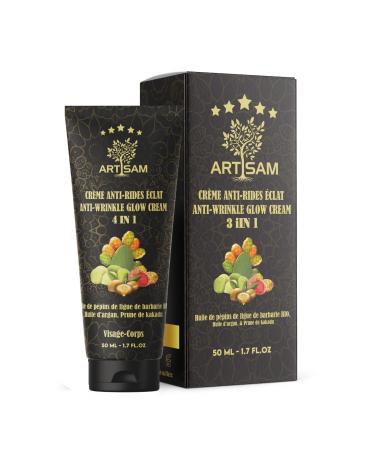 4-in-1 Anti-wrinkle Moisturiser | Prickly Pear Seed Oil Argan Oil Apricot Stone Oil Geranium Bourbon Essential Oil Top 1 in Skincare