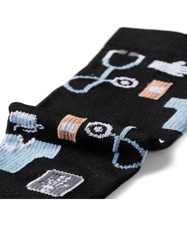 LEOSTEP 4 Pairs Compression Socks for Women & Men - Ideal for Nurses, Running - Small/Medium Size - Buy Online on GoSupps.com