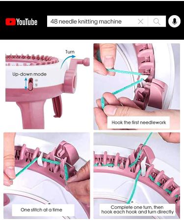 48 Needle King Size Smart Weaving Loom Machine - DIY Knitting Kit for Adults & Kids - Buy Online on GoSupps.com
