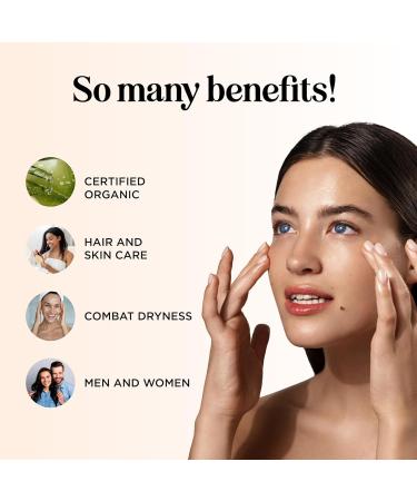 Organic Argan Oil for Hair Face & Skin | Unisex TSA Approved | Perfect for Travel & Gifts - Buy Online on GoSupps.com