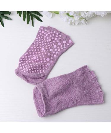 Minkissy Yoga Socks for Men & Women | Half Toe Skin Repairing Winter Foot Care Socks | Spa & Dry Feet Essentials - Buy Online on GoSupps.com