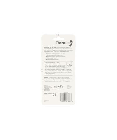 Silipos TheraStep 7006 Gel Toe Tubes - Washable Toe Sleeve with Vitamin E & Aloe Oil - Buy Online on GoSupps.com