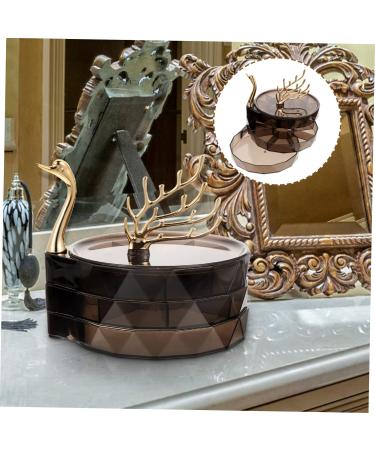 Cabilock Box Jewelry Storage Box Earrings Abs 17X7.5X15.5CM Black - Buy Online on GoSupps.com