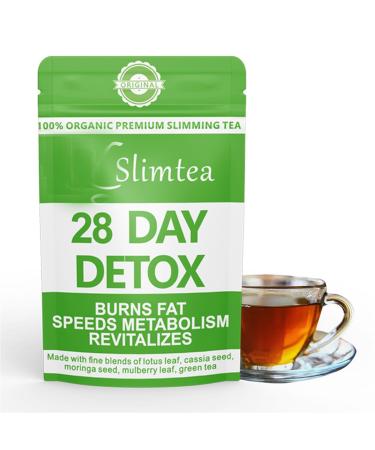 Th Minceur for Une Perte De Poids De 28 Jours - Th D tox Br le-Graisses for Une Gestion Efficace du Poids(2PCS)