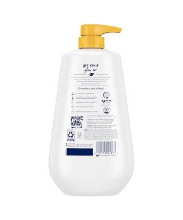 Dove Glowing Mango & Almond Butter Body Wash Pump 3-Pack - 30.6 oz x 3 | Gentle Skin Cleanser for Healthy-Looking Skin | 24hr Renewing MicroMoisture - Buy Online on GoSupps.com