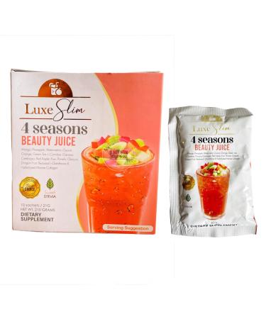 Luxe Slim 4 SEASONS Beauty Juice  21g x 10 Sachets  10 Count (Pack of 1) - Buy Online on GoSupps.com