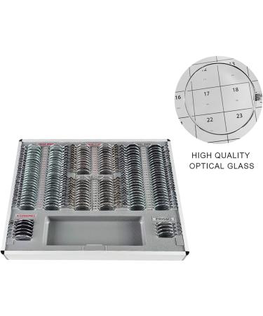 Trial Lens Set Optical Instrument 158 Pcs Trial Lens Set with Metal Rings Aluminium Case - Buy Online on GoSupps.com