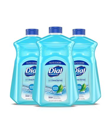Dial Antibacterial Liquid Hand Soap Refill, Spring Water, 52 Fluid Oz, 3 count (Pack of 1)