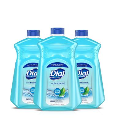 Dial Antibacterial Liquid Hand Soap Refill, Spring Water, 52 Fluid Oz, 3 count (Pack of 1) - Buy Online on GoSupps.com