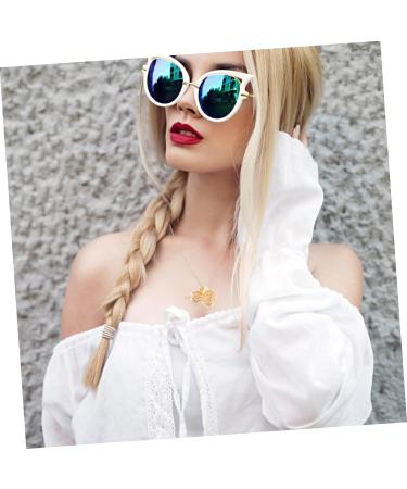 VALICLUD 2 pcs Gilded Neck Drop Collarbone Gourd Choker Calabash Chain Stainless Gold Supply Clavicle 2.8X1.6CM Golden - Buy Online on GoSupps.com