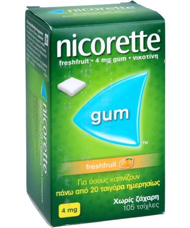 Buy NICORETTE 4 mg Freshfruit Chewing Gum - 105 pcs | Fast International Shipping - Buy Online on GoSupps.com