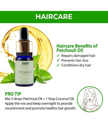 Buy Nykaa Naturals Essential Oil - Patchouli 0.33 oz | Hair Growth Damage Repair & Scar Minimizer - Buy Online on GoSupps.com