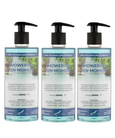 Claudius Shower Gel Zen Moment 500 ml set of 3 pieces with free pump Showergel